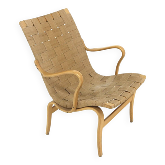 Fauteuil scandinave "Eva", Bruno Mathsson, Suède, 1970