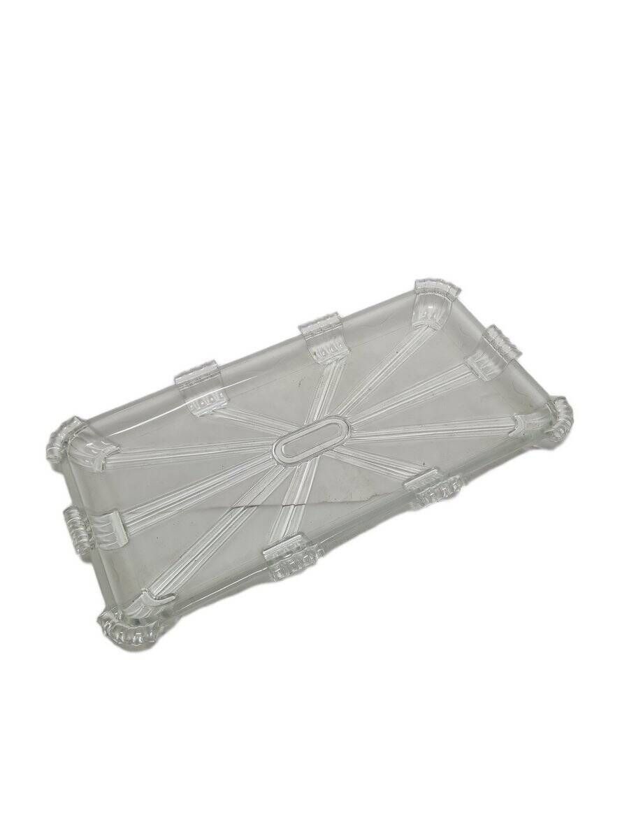 Polish Art Deco tray by Zawiercie Glassworks, 1930s