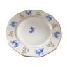 Flat porcelain plate