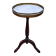 Small marble top pedestal table