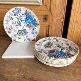 Plat oval fleurs Mason’s belvédère