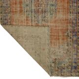 Tapis turc anatolien vintage fait main 266 cm x 155 cm