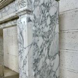 Louis XVI style marble fireplace
