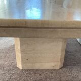 Travertine coffee table from the 70s