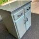 Meuble de cuisine buffet vintage années vert d'eau esprit mado