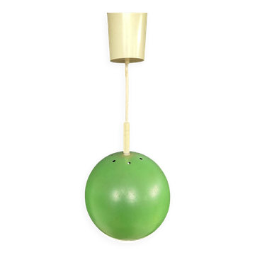 Suspension EyeBall vintage en métal vert