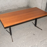 Coffee table convertible teak 60s