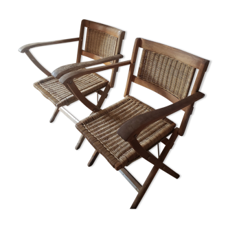 Pairs of Reguitti armchairs