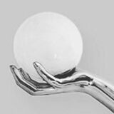 Hand wall lamp Arlus 1960