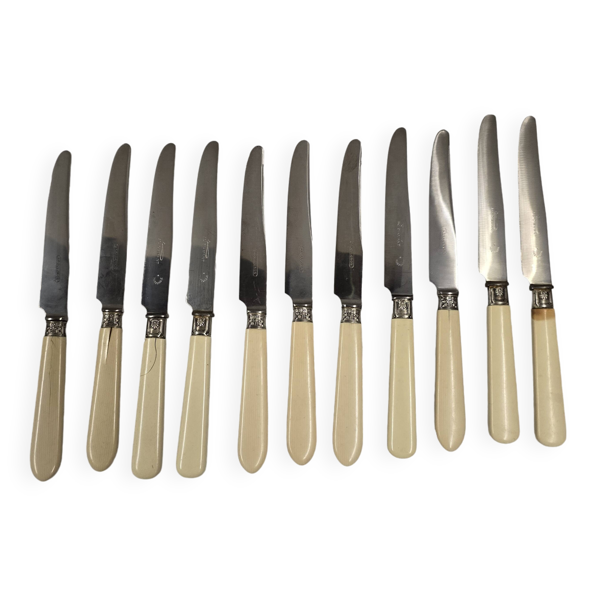 11 ivory knives