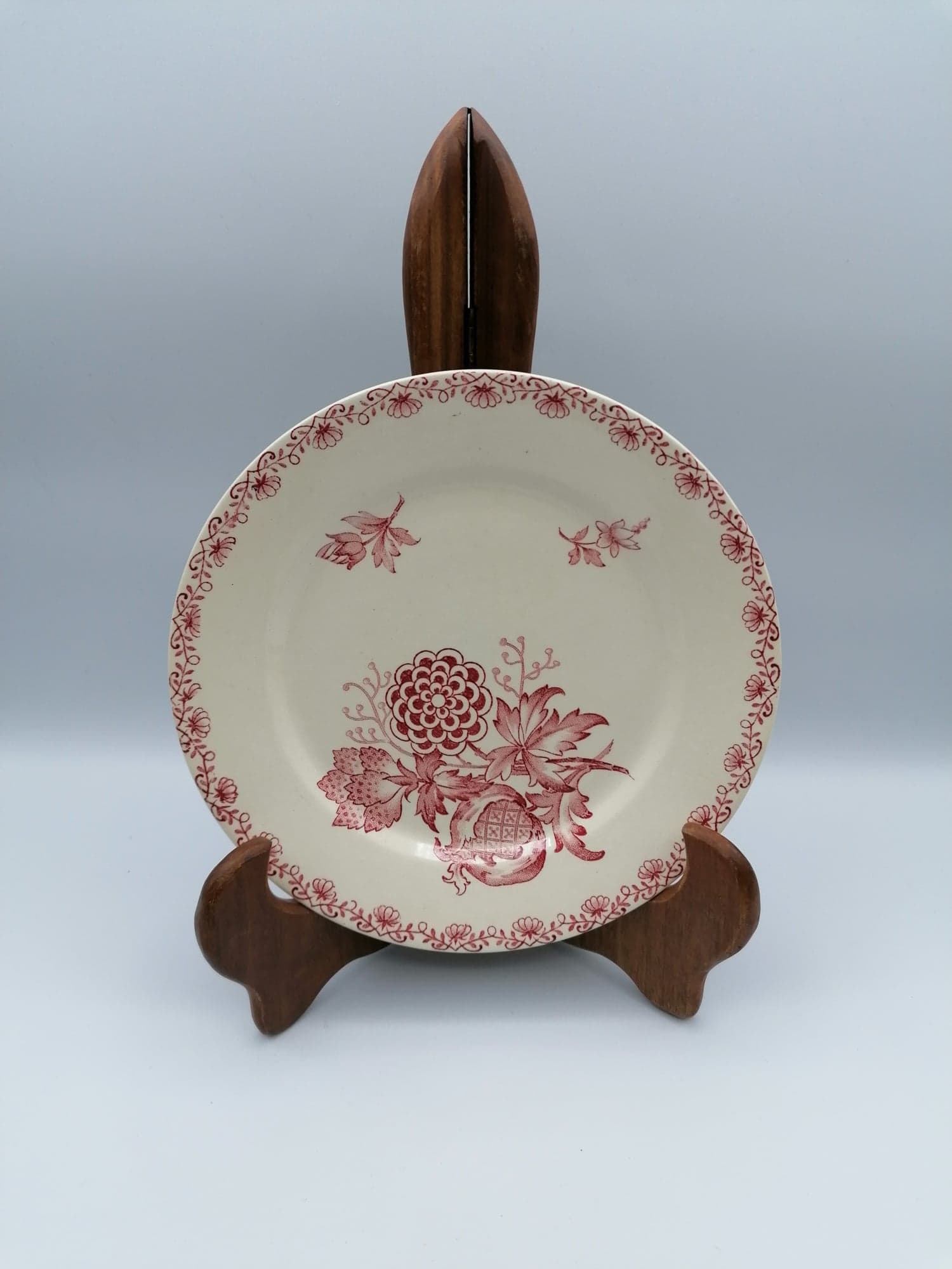 Set of 6 Alma Sarreguemines dessert plates