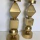 Design pair of torches geometric décor around 1970