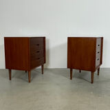 Tables de chevet en teck par Renz 1960s