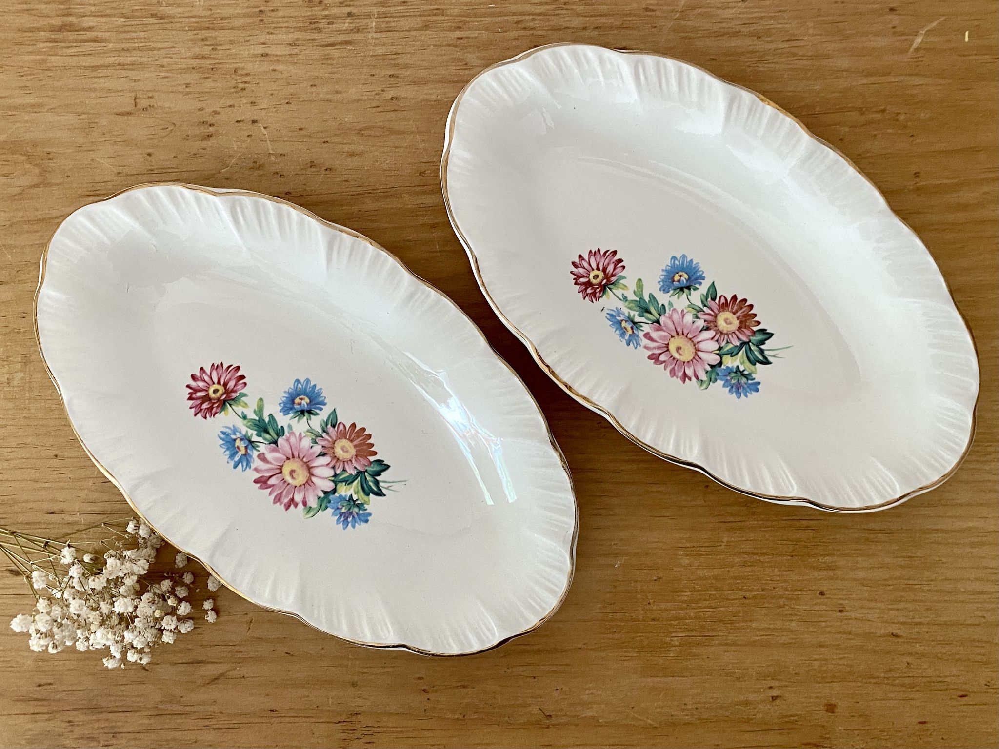 Lot de deux raviers vintage Digoin