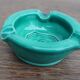 1950s ceramic ashtray signed Charlotte Corbin