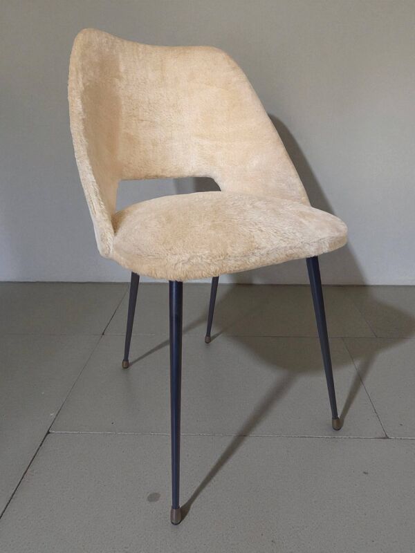 Chaise tonneau vintage