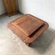 Oak coffee table with a double top