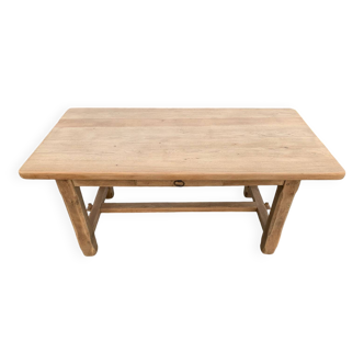 Table de ferme en chêne massif