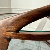 Cesare Lacca rolling coffee table service trolley