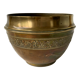 Cache pot en laiton vintage