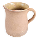 Pichet pot à lait ancien en terre cuite vernissée