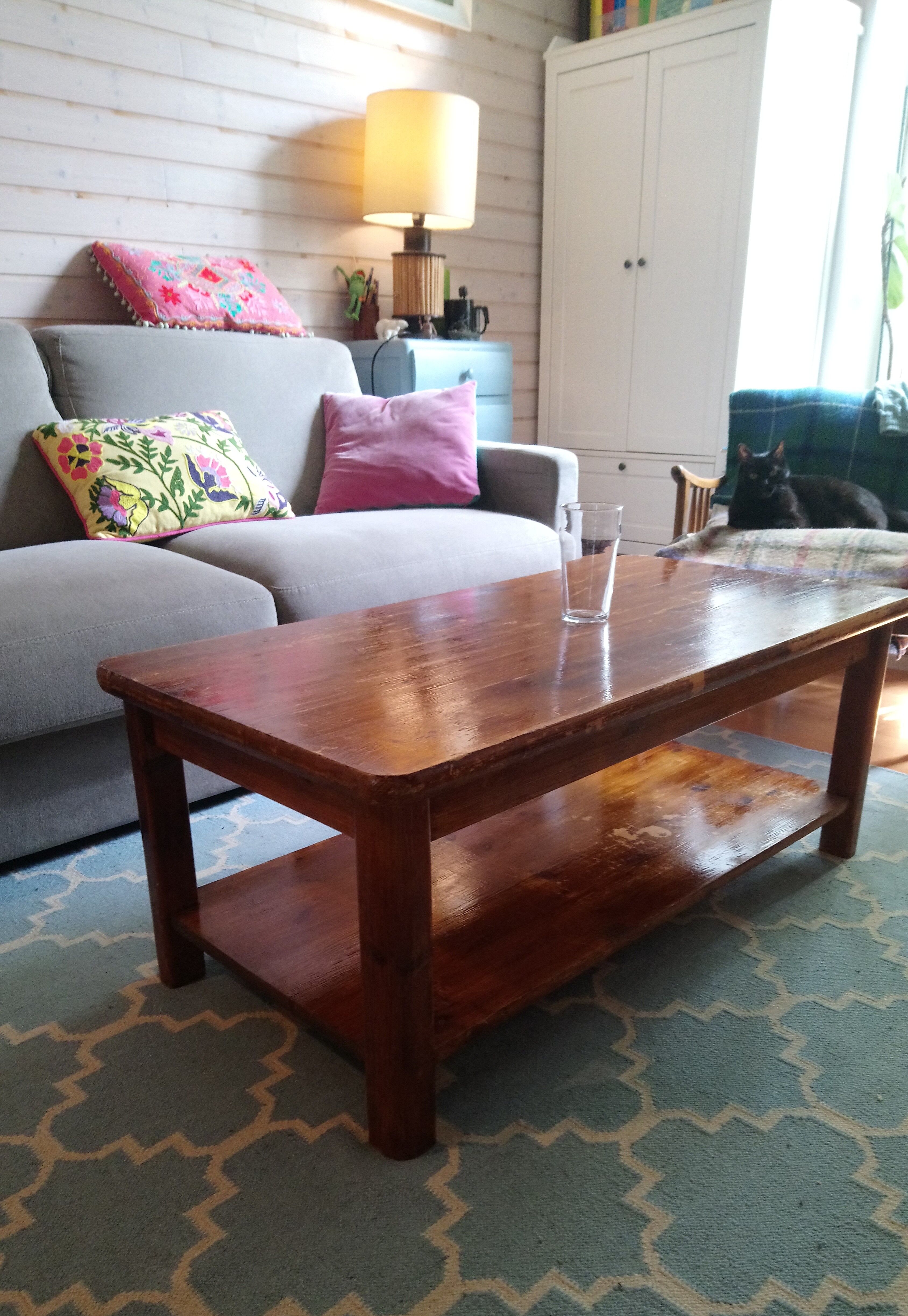 Vintage "pub" style coffee table