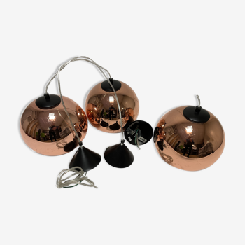 Suspension copper round 25 cm