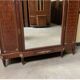 Antique Art Nouveau wardrobe, linen. - fire-gilded bronze