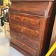 Louis-Philippe mahogany railway toilet commode