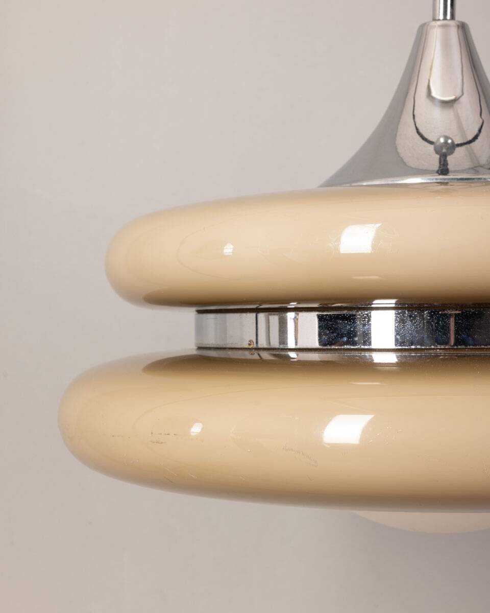 70s vintage chandelier in Plexiglass Tortora Italian Design