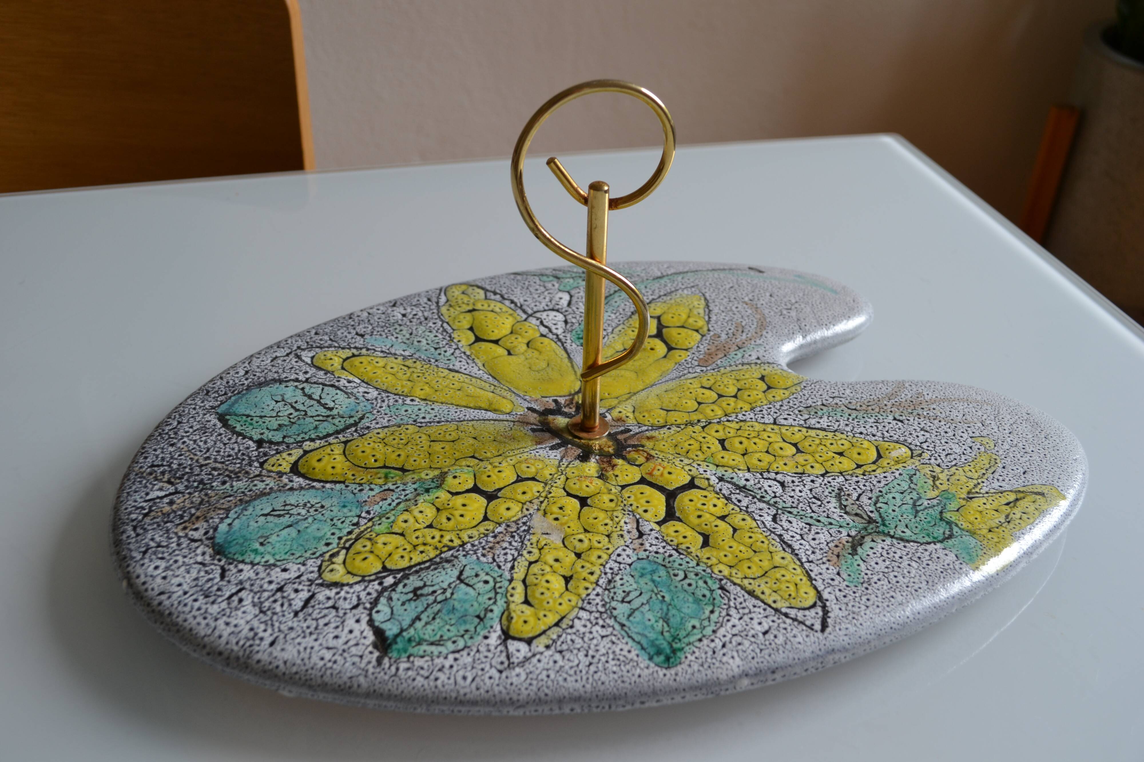 Vintage ceramic cheese board 1960