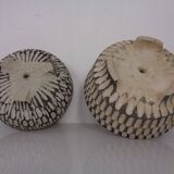 Mid-Century Concrete Planters, 1960s, Set of 2