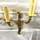 Pair of 2-light bronze sconces St Louis XV