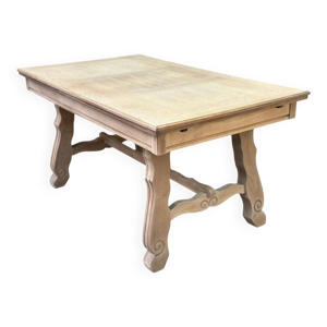 table à manger de ferme - extensible