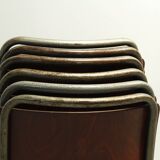 Model 106 Chairs by W. H. Gispen for Delft, 1950s, Set of 6