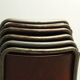Model 106 Chairs by W. H. Gispen for Delft, 1950s, Set of 6