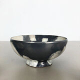 Set of 3 grey ceramic studio pottery vase objects by Otto Keramik, Germany 1980s