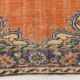 6x9 Orange & Blue Turkish Vintage Rug, 174x279Cm