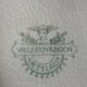 Paire de beurriers anciens en faïence de Villeroy & Boch