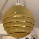 Vintage opaline pendant light