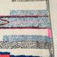 Neon colorful berber carpet 250 x 145 cm