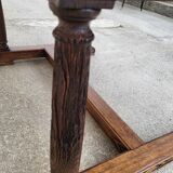 Rectangular table in chene parquet top of the xix th century