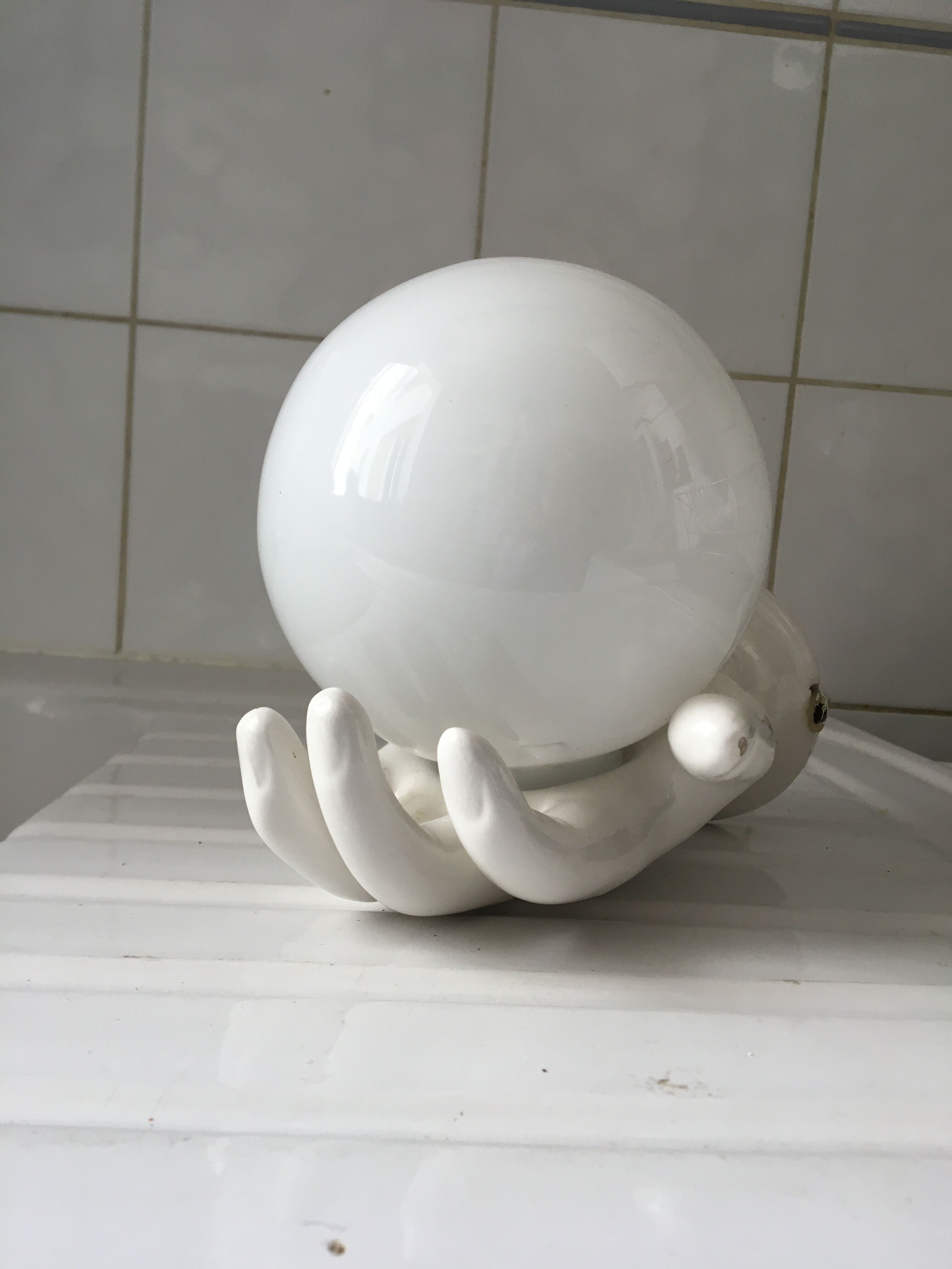 Wall lamp hand lamp ceramic vintage 70s