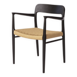 Niels Otto Møller Armchair Black 1960s – Danish Mid-Century Chair Model 56