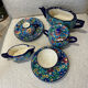 Longwy art deco chocolate service