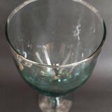 Folk art large glass early 20th century