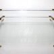 Charles Hollis Jones: Plexiglass & Brass coffee table