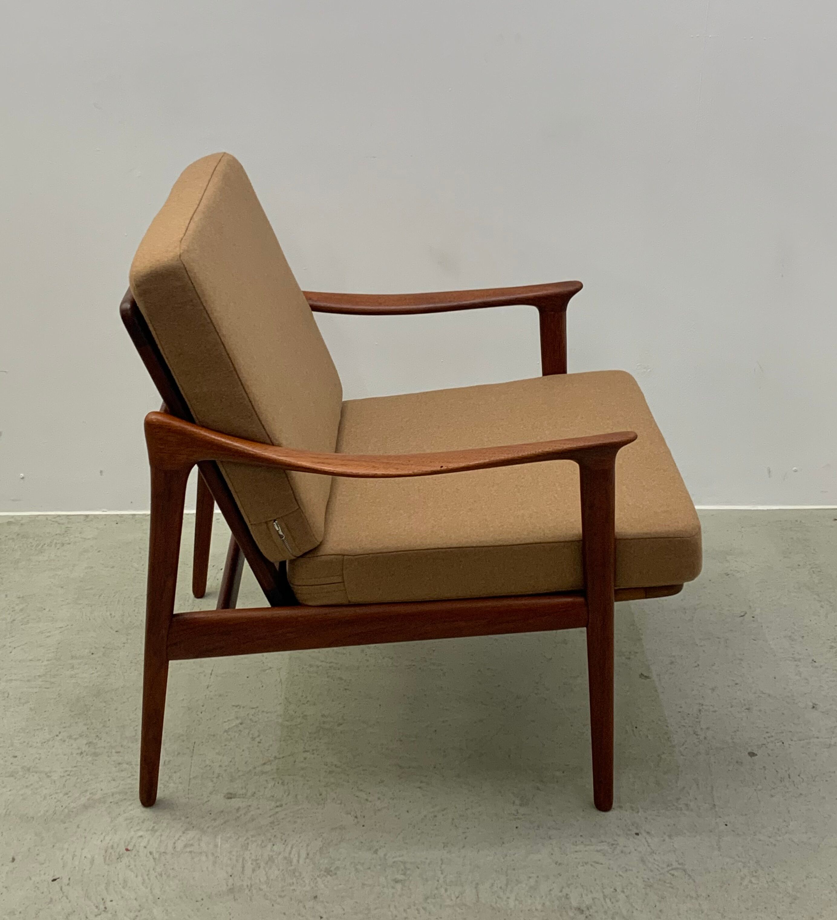 Teak Easy Chair by Fredrik A. Kayser  for Vatne Mobler 60s