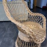 Rattan armchair