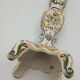 Pair of candlesticks in faience
